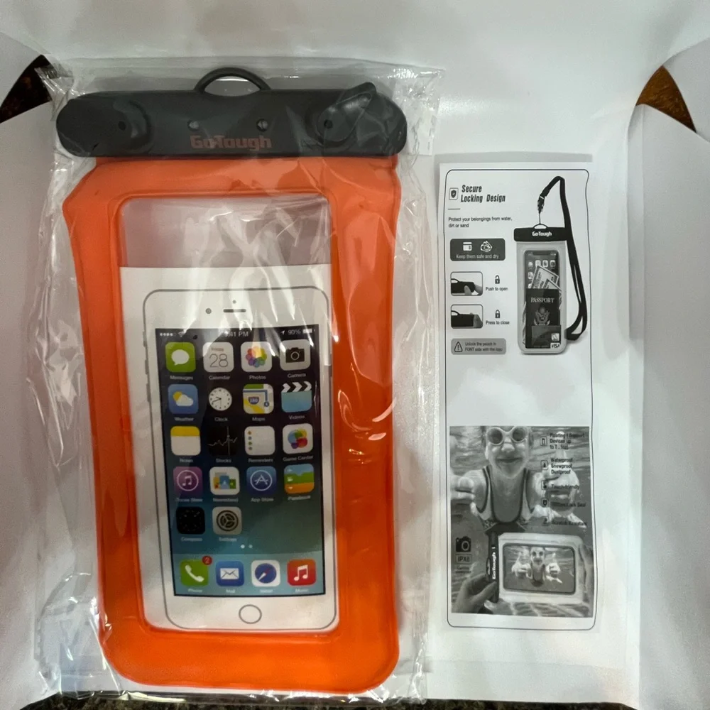 Go-Tough Floating Phone Dry Bag New